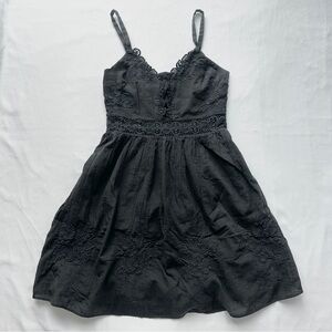 Express Crochet Babydoll Sundress Cottagecore Whimsigoth Vacation 🧉 Size XS